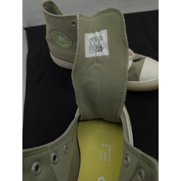 CONVERSE Chuck Taylor Women's size 6.5 m Green High Top Sneakers READ - Picture 9 of 10